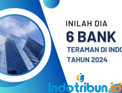 Inilah dia 6 Bank Teraman di Indonesia Tahun 2024