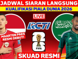 Arab Saudi Vs Indonesia Imbang 1-1 Kualifikasi Piala Dunia 2026