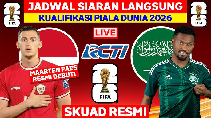 Arab Saudi Vs Indonesia Imbang 1-1 Kualifikasi Piala Dunia 2026