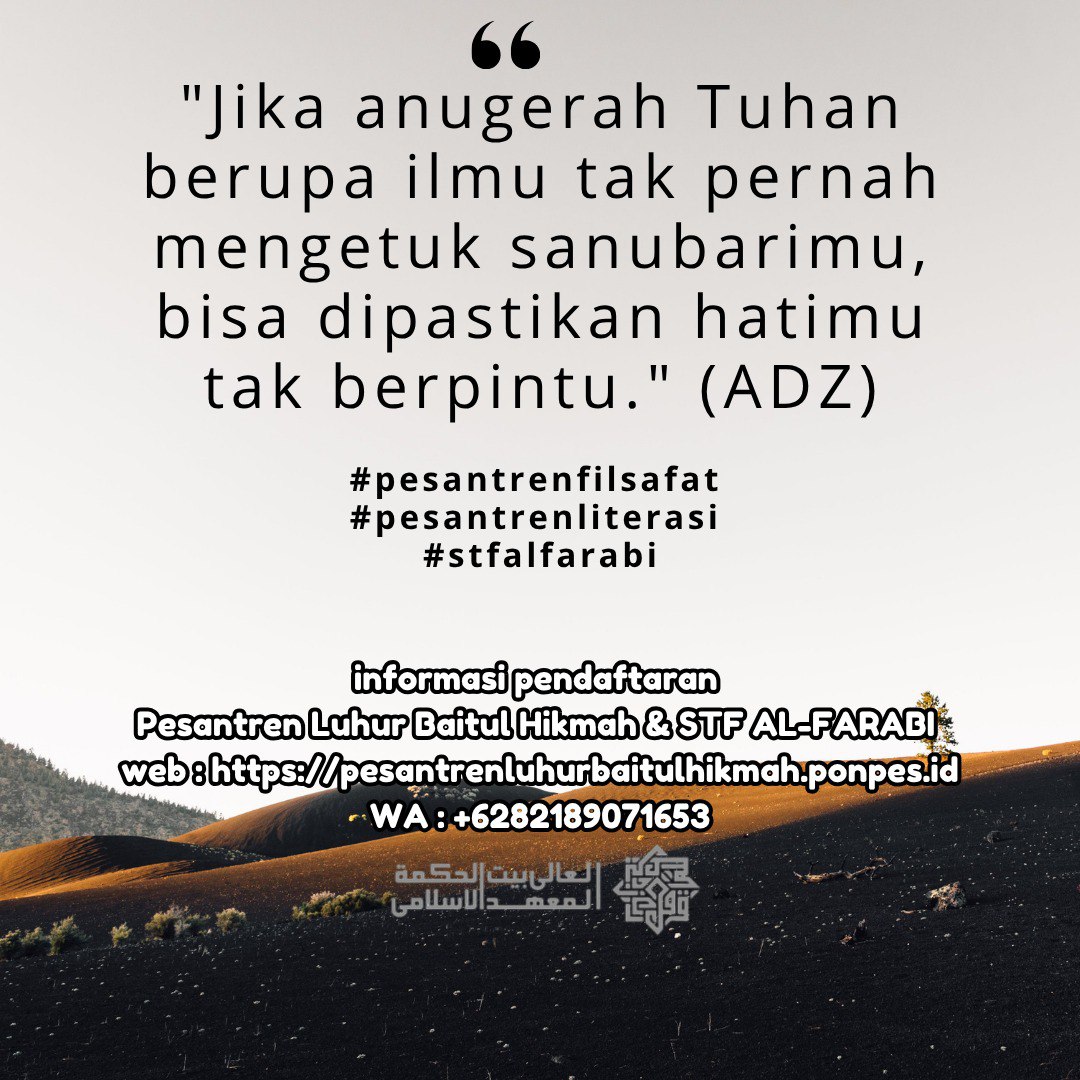 Ingin Jadi Santri Sekaligus Filsuf? Pesantren Luhur Baitul Hikmah Kepanjen Malang adalah Solusi Mutakhir