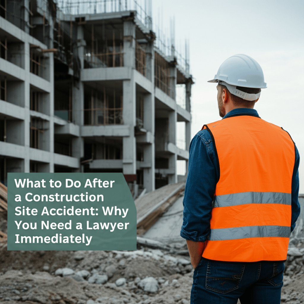 What to Do After a Construction Site Accident: Why You Need a Lawyer Immediately