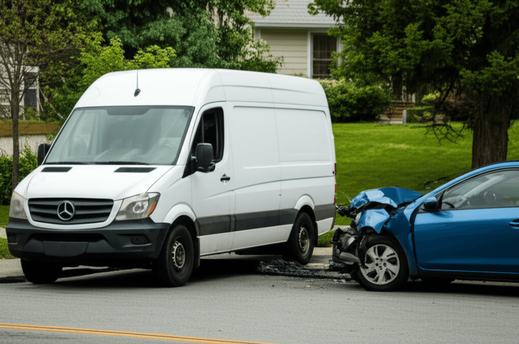 Amazon delivery van accident independent contractor liability