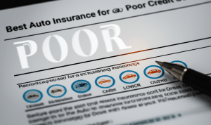 Best Auto Insurance for a Driver with a Poor Credit Score