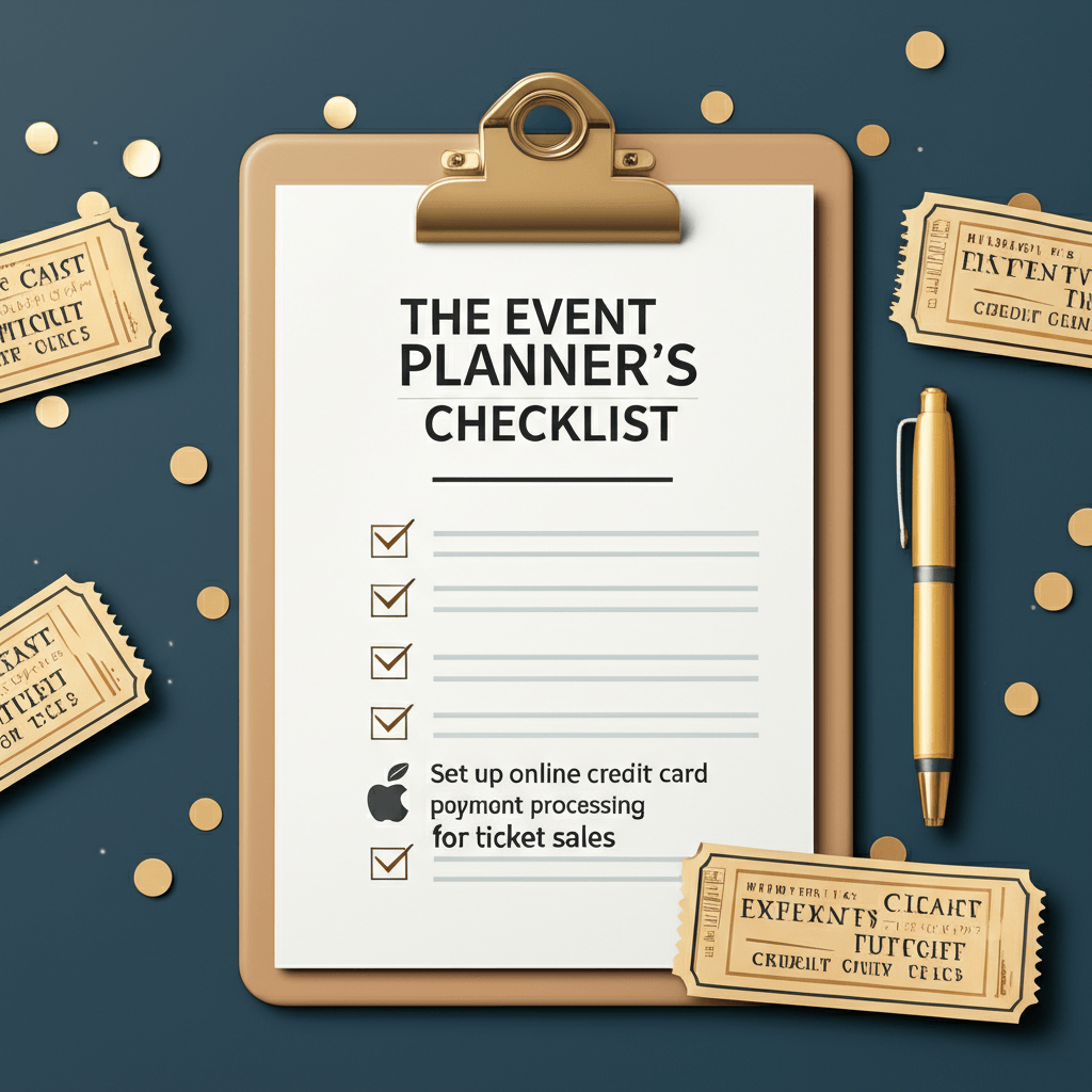 The Event Planner’s Checklist: How to Accept Credit Card Payments Online for Tickets