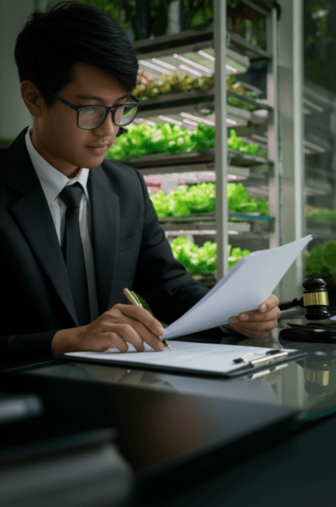 business lawyer for starting a vertical farming operation