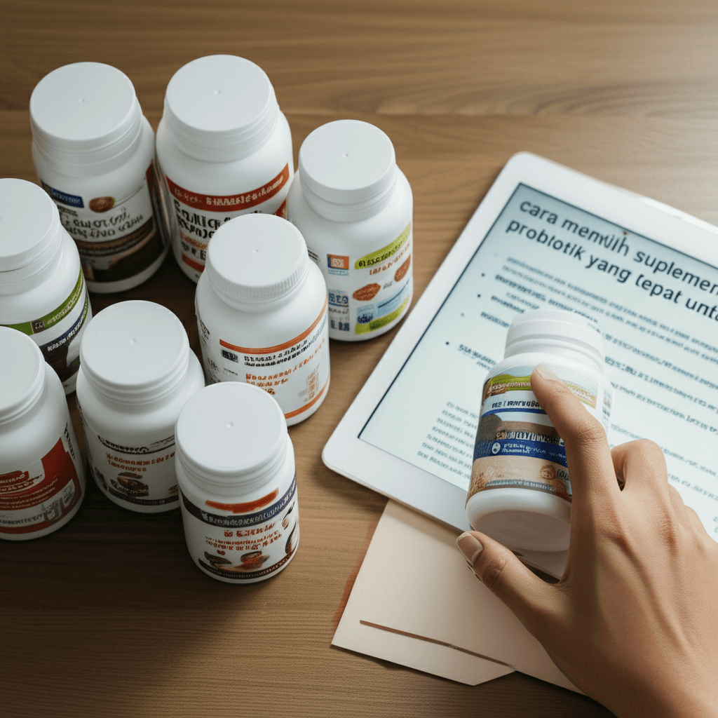 cara memilih suplemen probiotik yang tepat untuk IBS