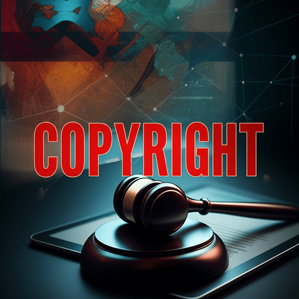 copyright infringement claim for AI-generated art