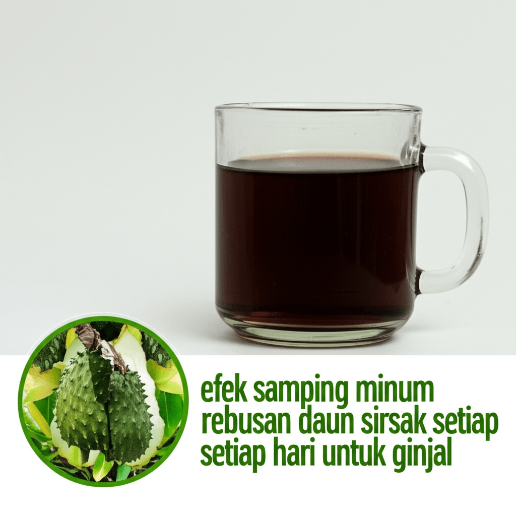 efek samping minum rebusan daun sirsak setiap hari untuk ginjal