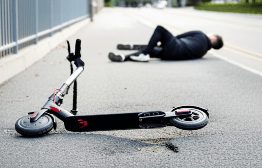 electric scooter trip and fall lawsuit against a city