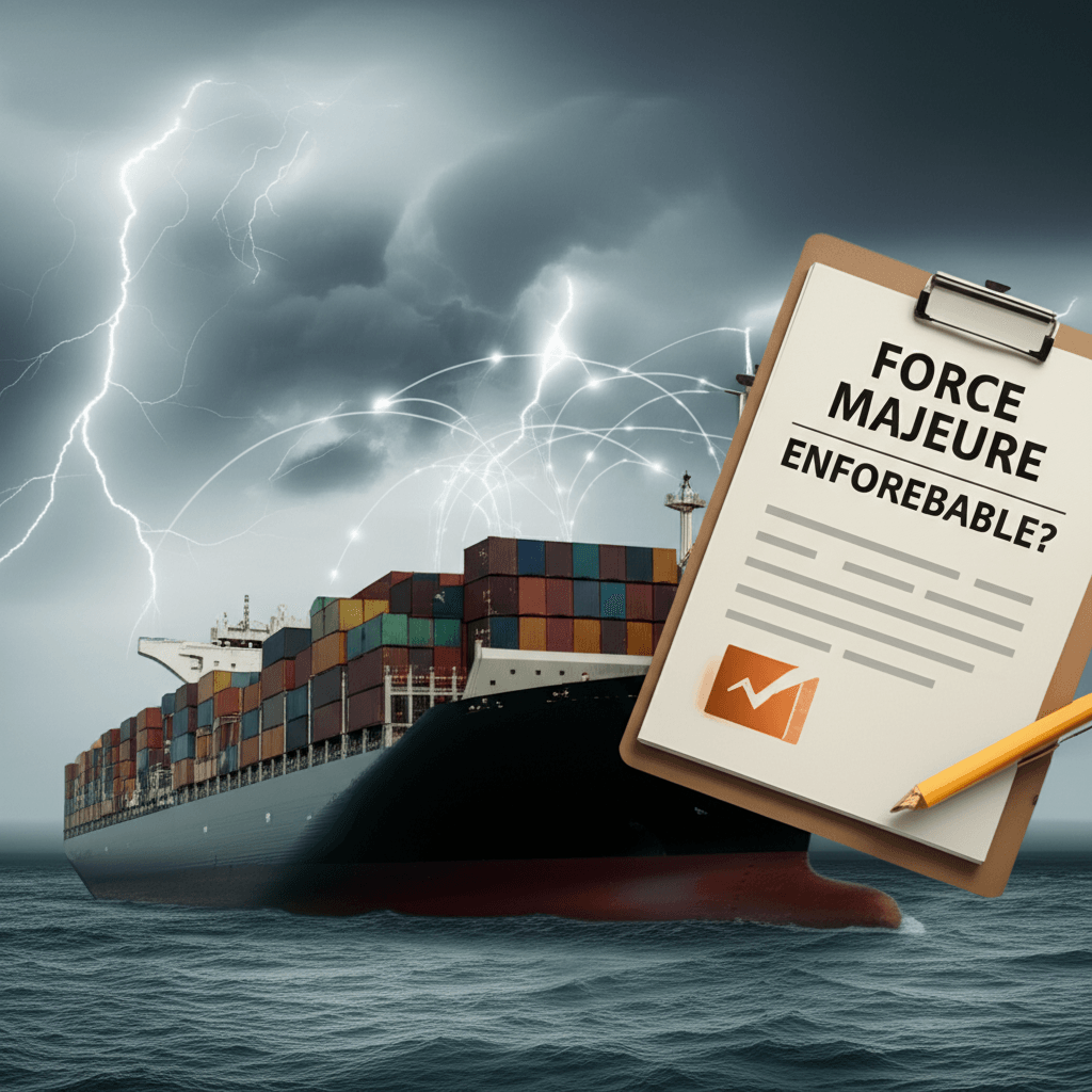 force majeure clause enforceability for supply chain disruptions