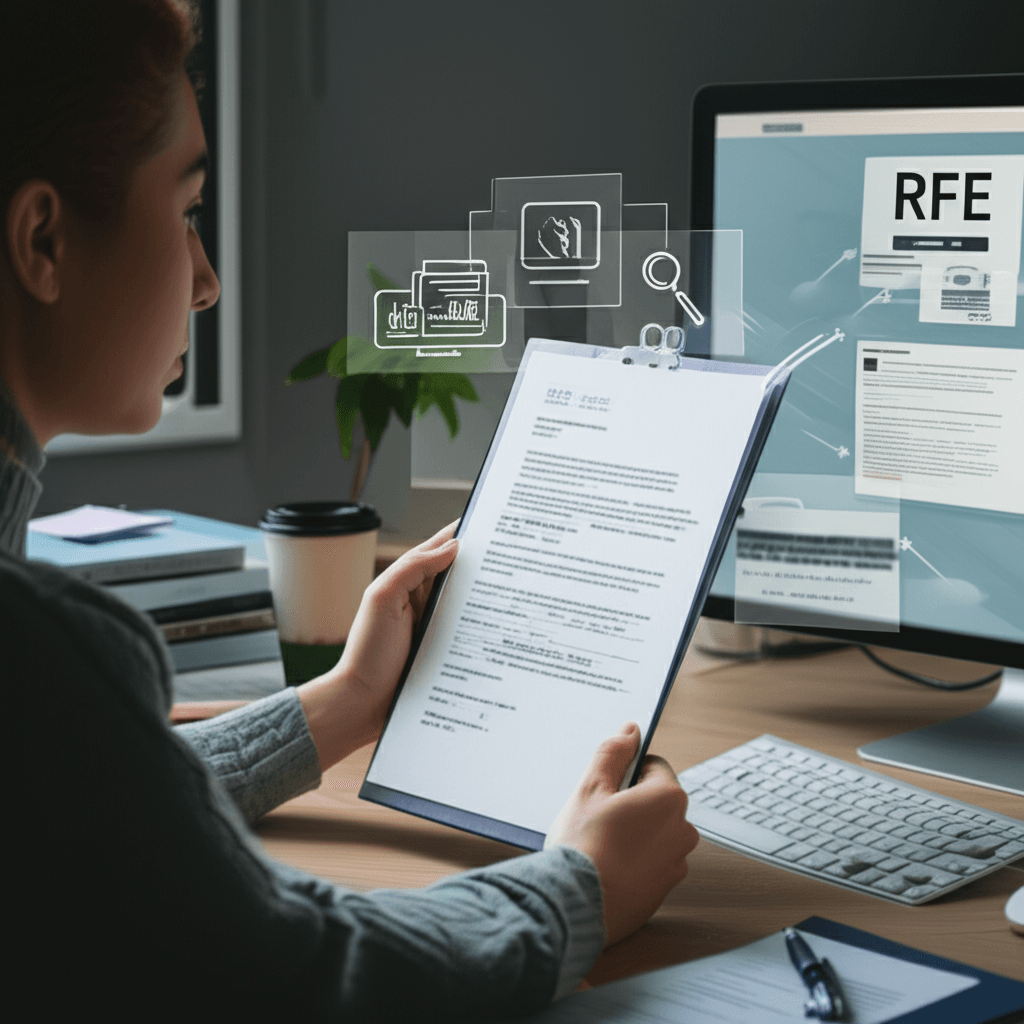 how to respond to a Request for Evidence (RFE) for an EB-1A visa