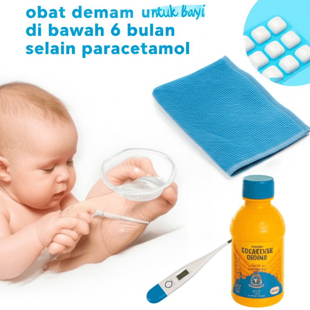 obat demam untuk bayi di bawah 6 bulan selain paracetamol
